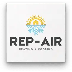 Rep-Air Heating logo design