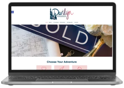 Darilyn Magnusson website mockup