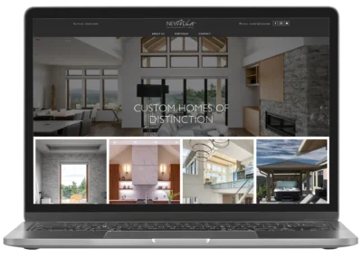 New West Development website mockup